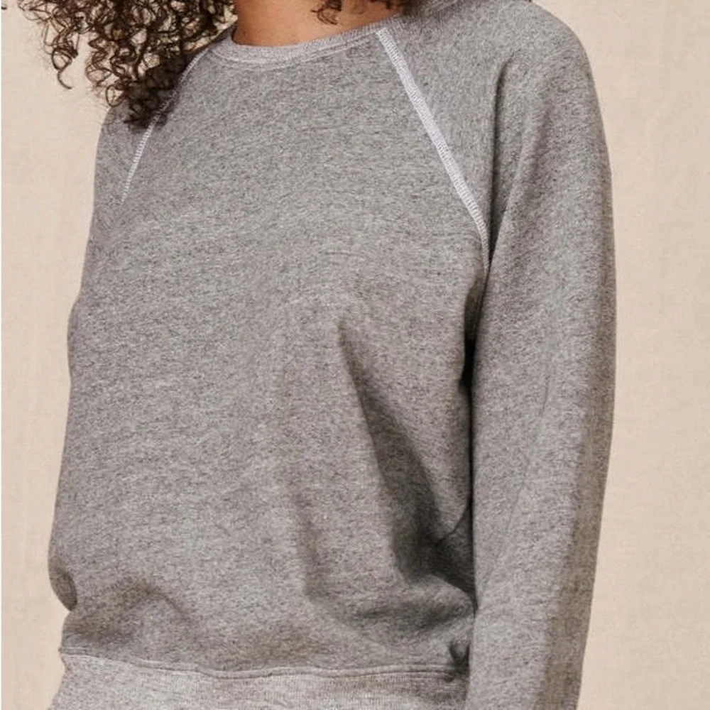 The Great Shrunken Sweatshirt in Varsity Grey - Picture 8 of 8